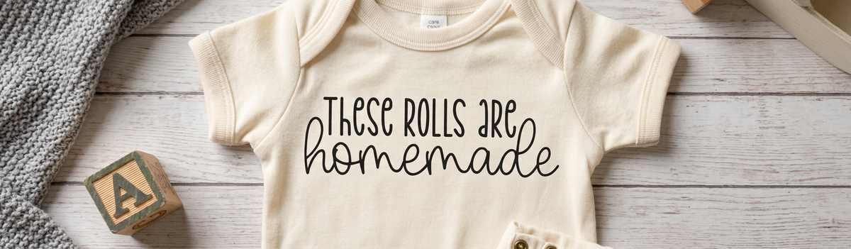 These Rolls are Homemade Baby Onesie