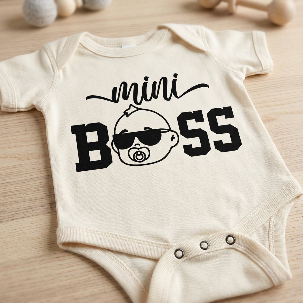 Mini Boss Baby Onesie