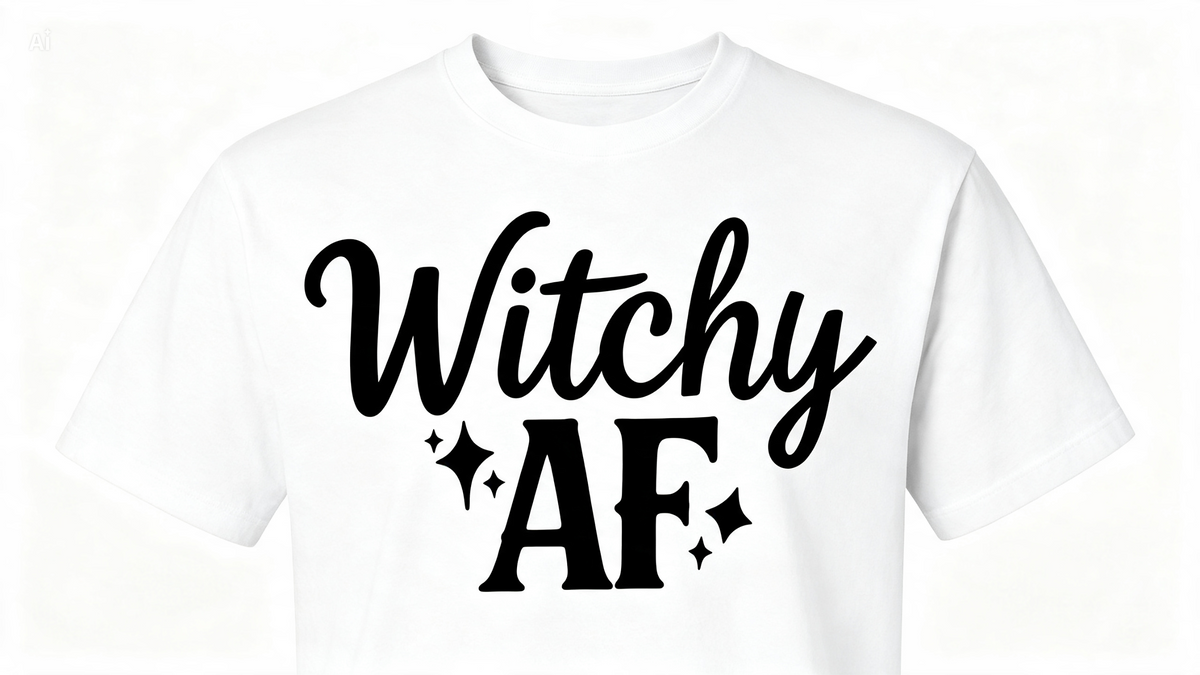 Witchy AF short sleeve t-shirt